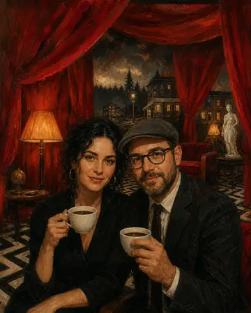Red Room Mystery Portrait portrait from MyPortraitBooth